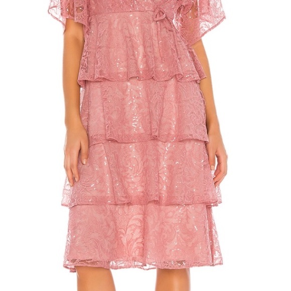 Tularosa Autumn Dress Dusty Rose M - Picture 7 of 10